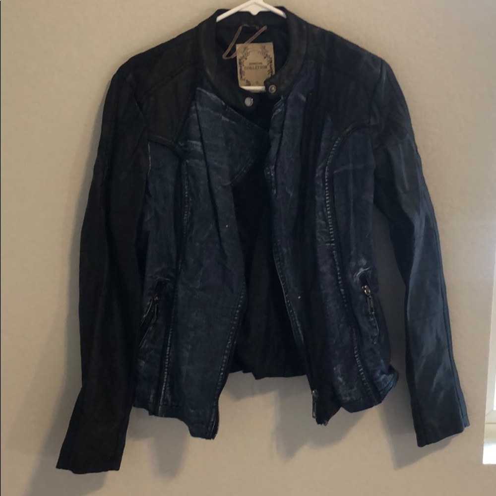 Leather & Denim jacket